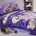 purple-Barbie-girls-bedroom-bedding-set-modern-home
