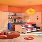 غرفة-نوم-معاصرة-للاطفال-مع-سرير-متدحرج-ومفعم-بالحيوية
