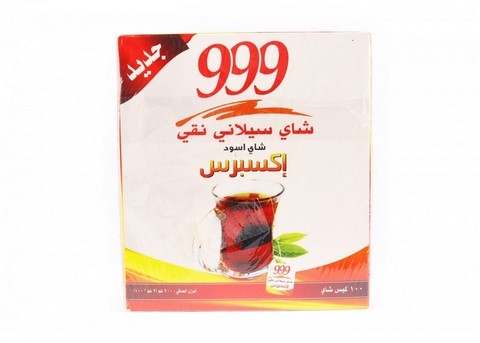 شاي اسود اكسبريس 100 ظرف - 999